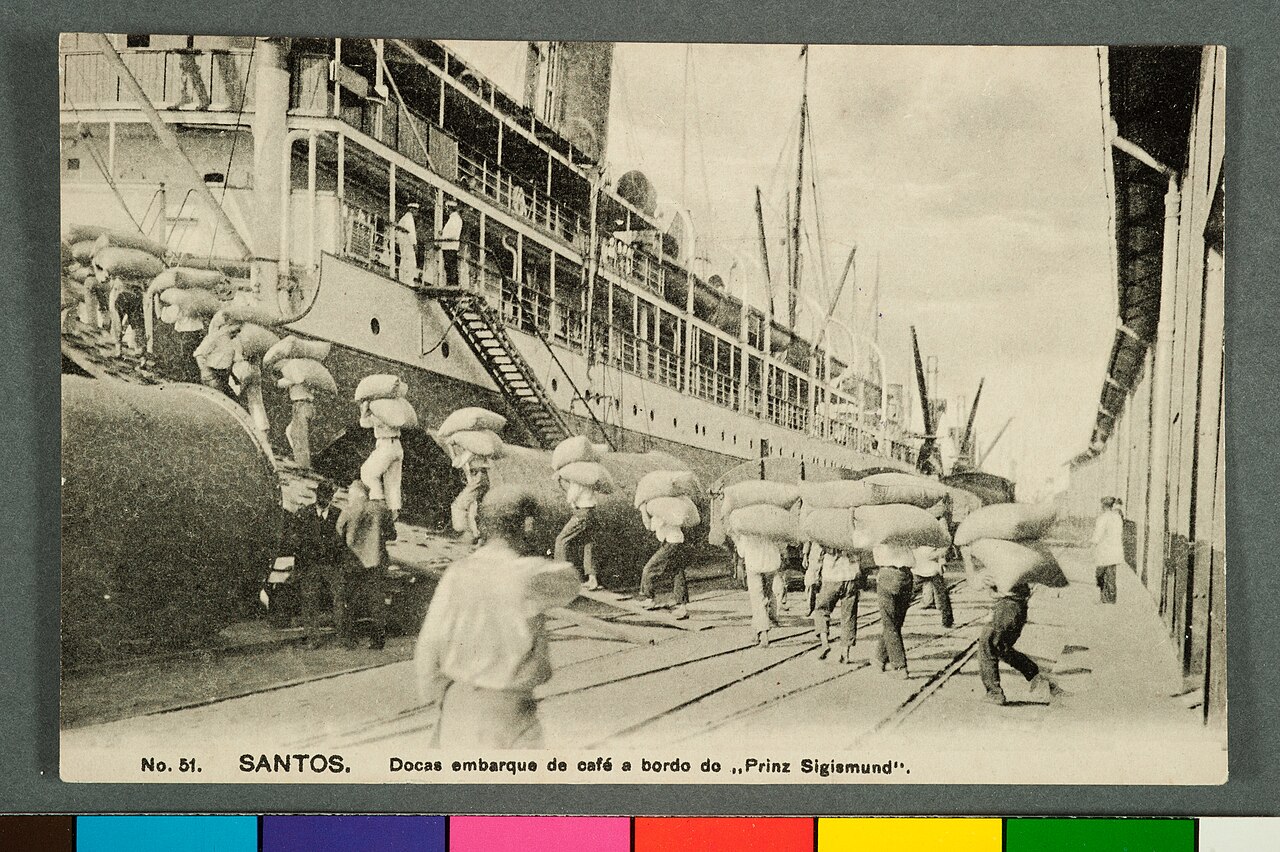 Onde fica Nº 51 Santos. Docas embarque de Café a Bordo do "Prinz Sigismund": localização, administração e dados do território