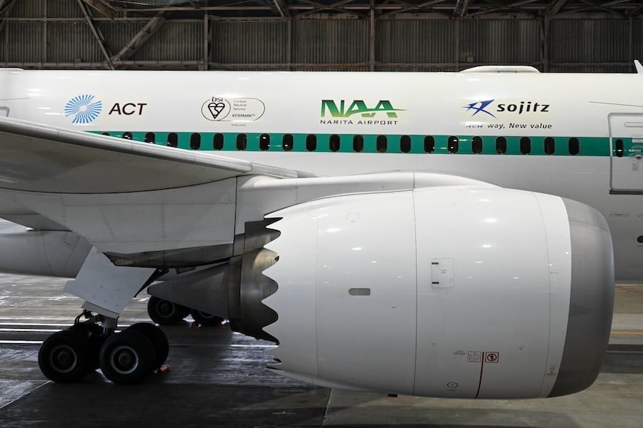 Aérea japonesa revela pintura especial para promover descarbonização do transporte aéreo