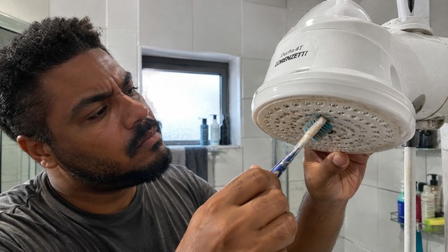 10 dicas para limpar os furinhos do chuveiro e melhorar o jato de água