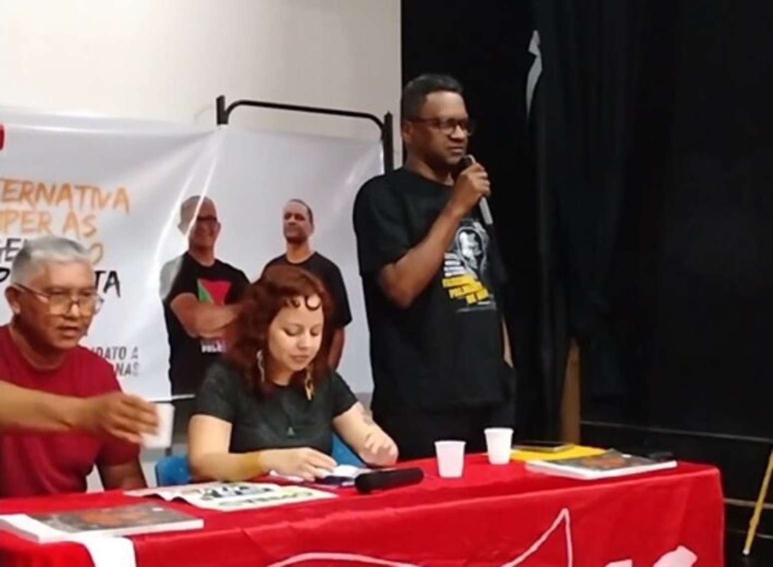 Hertz Dias, candidato do PSTU à Presidência da República