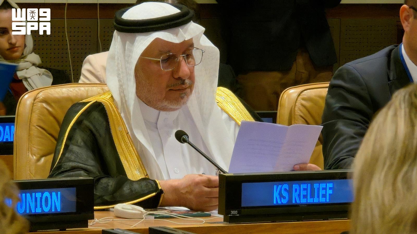 O chefe do KSrelief apela por uma ação global mais forte para prevenir crises alimentares
