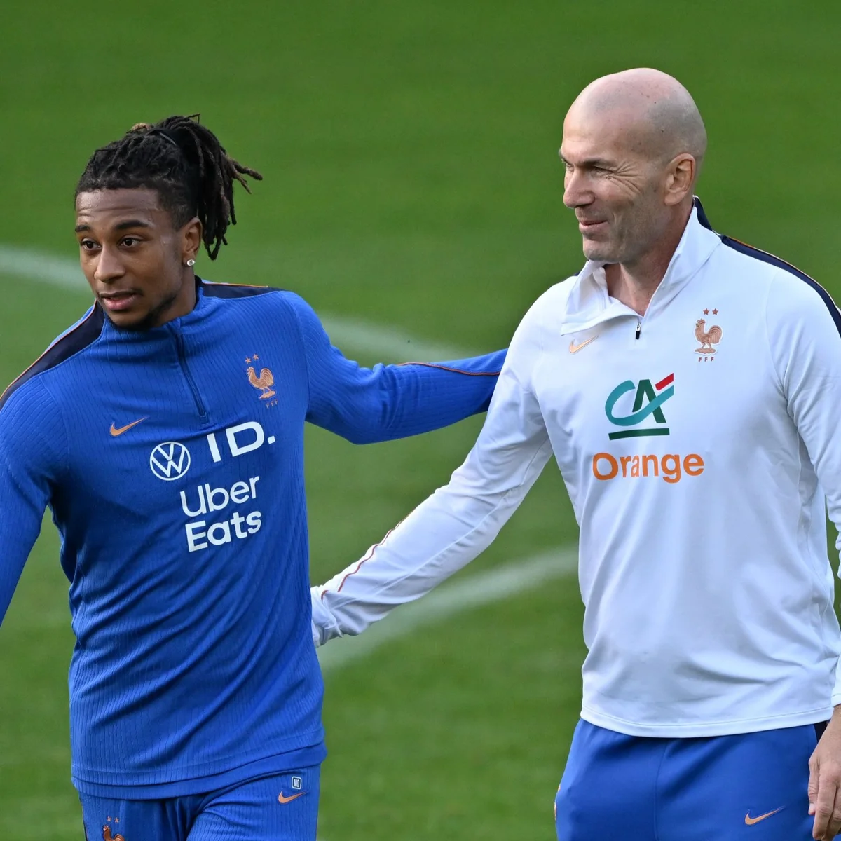 Zidane se rende a Olise após golaço contra Bélgica: "Puro Talento"