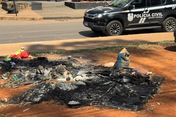 Mãe de bebê carbonizado em monte de lixo no DF é presa por infantícidio