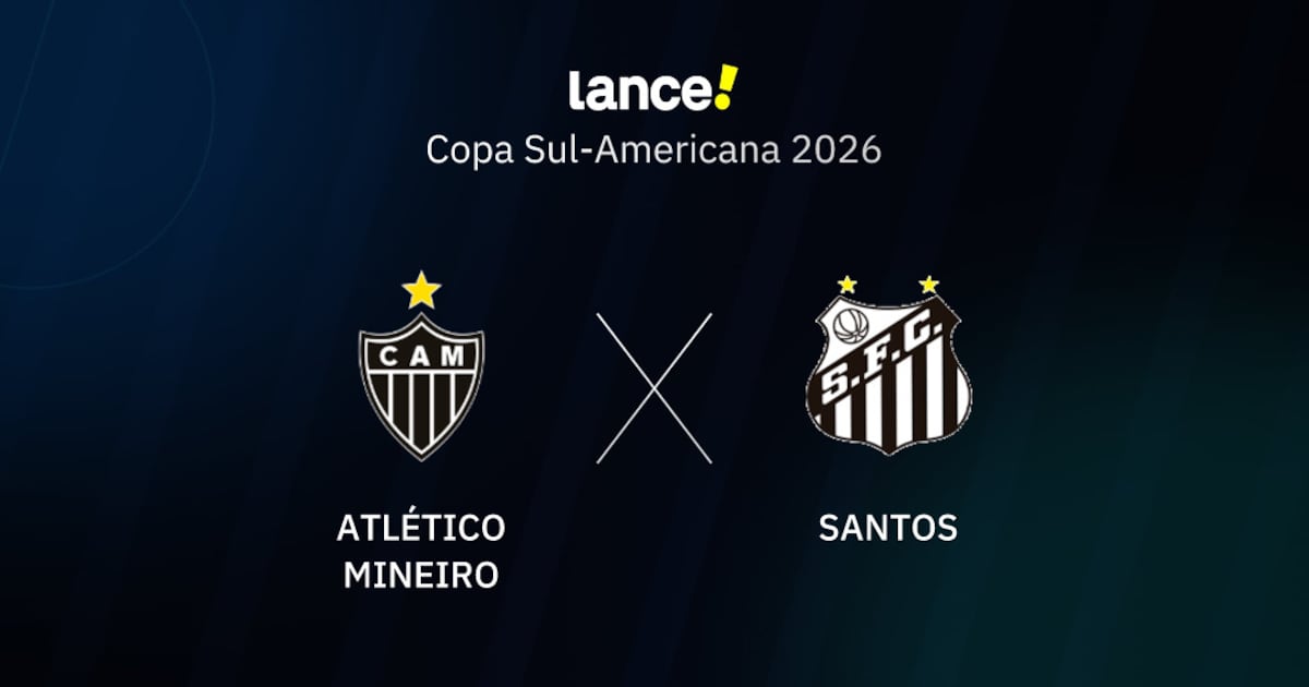 Atlético-MG x Santos: onde assistir, horário e escalações do jogo pela Sul-Americana