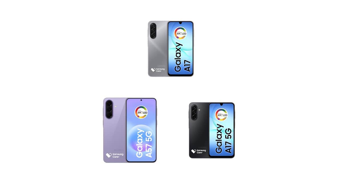 Hora de equipar: Samsung Galaxy A17 e A57 5G estão entre as melhores pedidas do momento