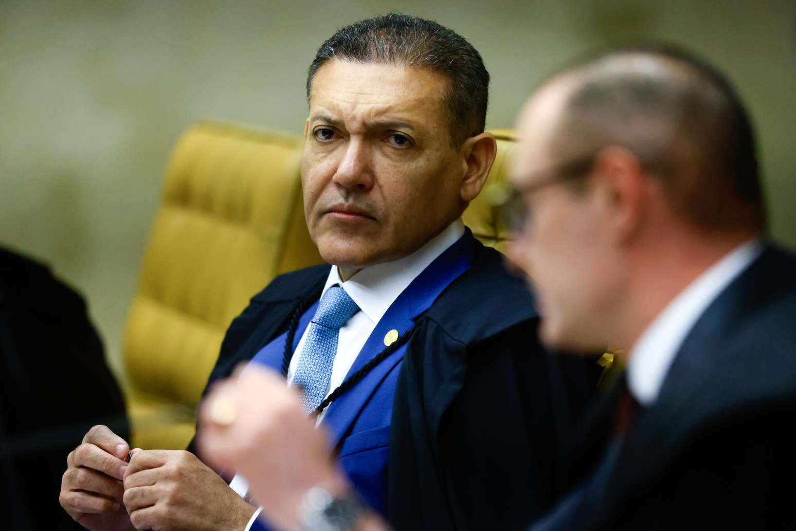 Nunes Marques &eacute; presidente do TSE e analisou quest&atilde;o apresentada pela defesa de Fl&aacute;vio Bolsonaro