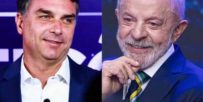 Fl&aacute;vio Bolsonaro (PL); Luiz In&aacute;cio Lula da Silva (PT) Foto: ALOISIO MAURICIO/FOTOARENA/ESTAD&Atilde;O CONTE&Uacute;DO e BRUNO MOTTA/ENQUADRAR/ESTAD&Atilde;O CONTE&Uacute;DO