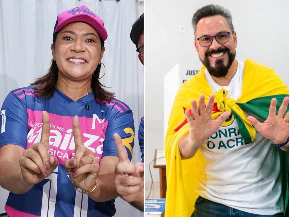 Mailza Assis e Alan Rick vão às urnas na disputa pelo governo do Acre