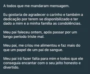 Filho de Juarez Pontes, Rudson Matos desabafou nos stories do Instagram