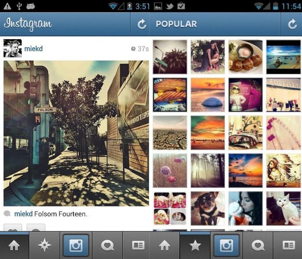 Instagram para Android foi lançado em 2012 — Foto: Reprodução/Business Insider