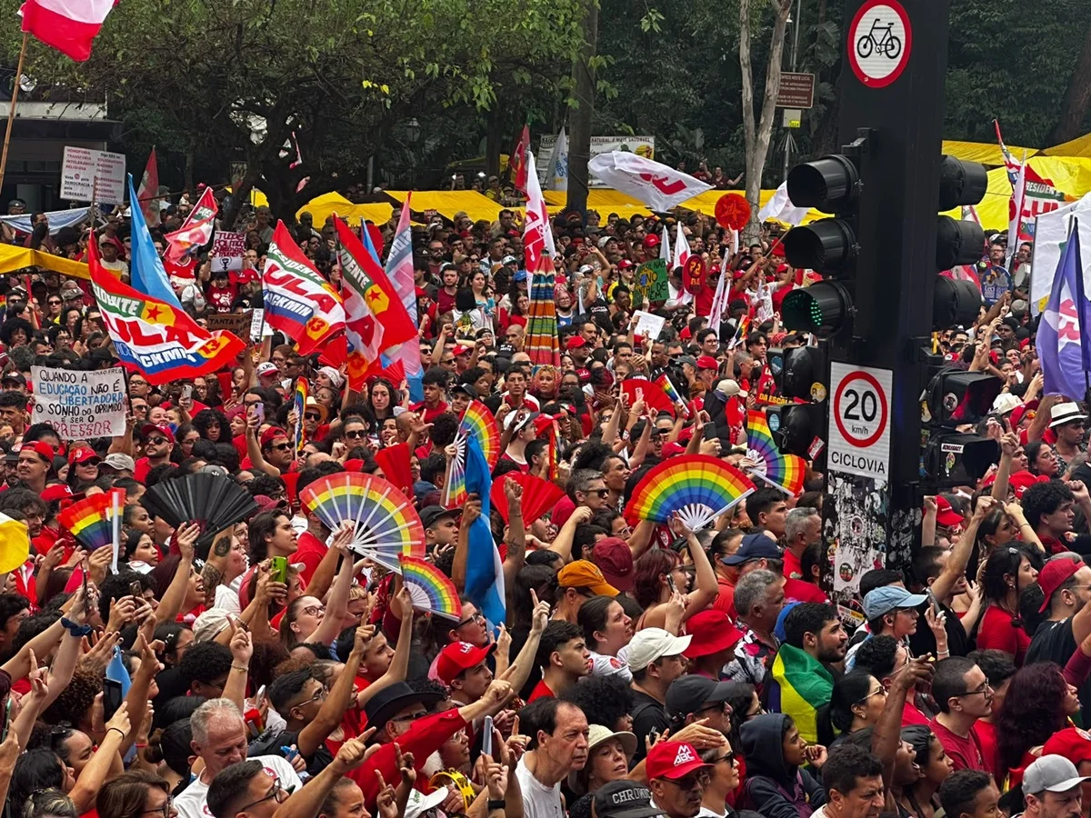 Ato pró-Lula na Avenida Paulista