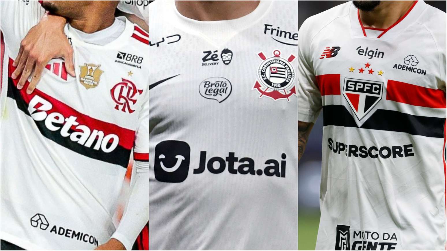 Flamengo, Corinthians e S&atilde;o Paulo s&atilde;o patrocinados por bets e precisam cumprir regra da MP