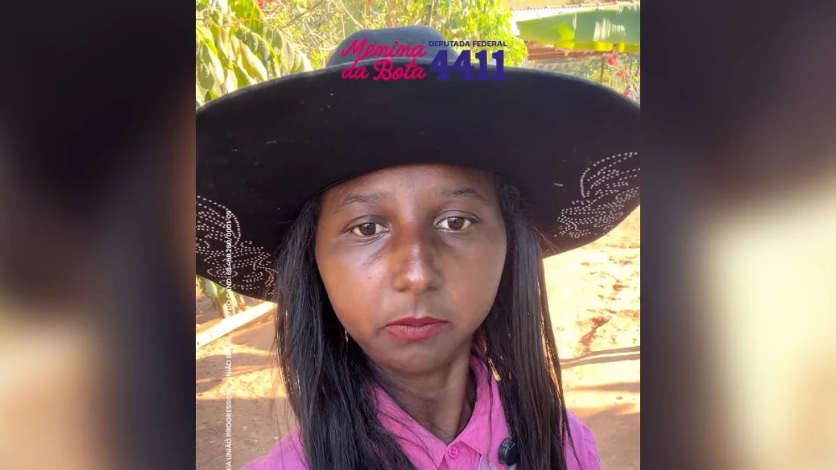 MG: com 1,7 milhão de seguidores, Menina da Bota recebe só 9 mil votos