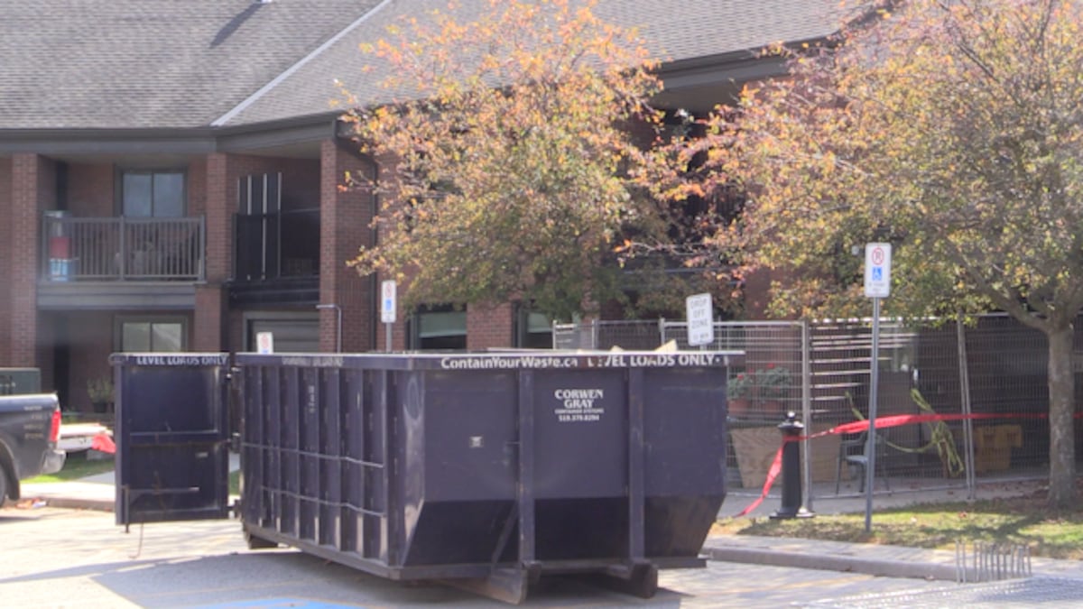 Seniors not allowed home following apartment fire