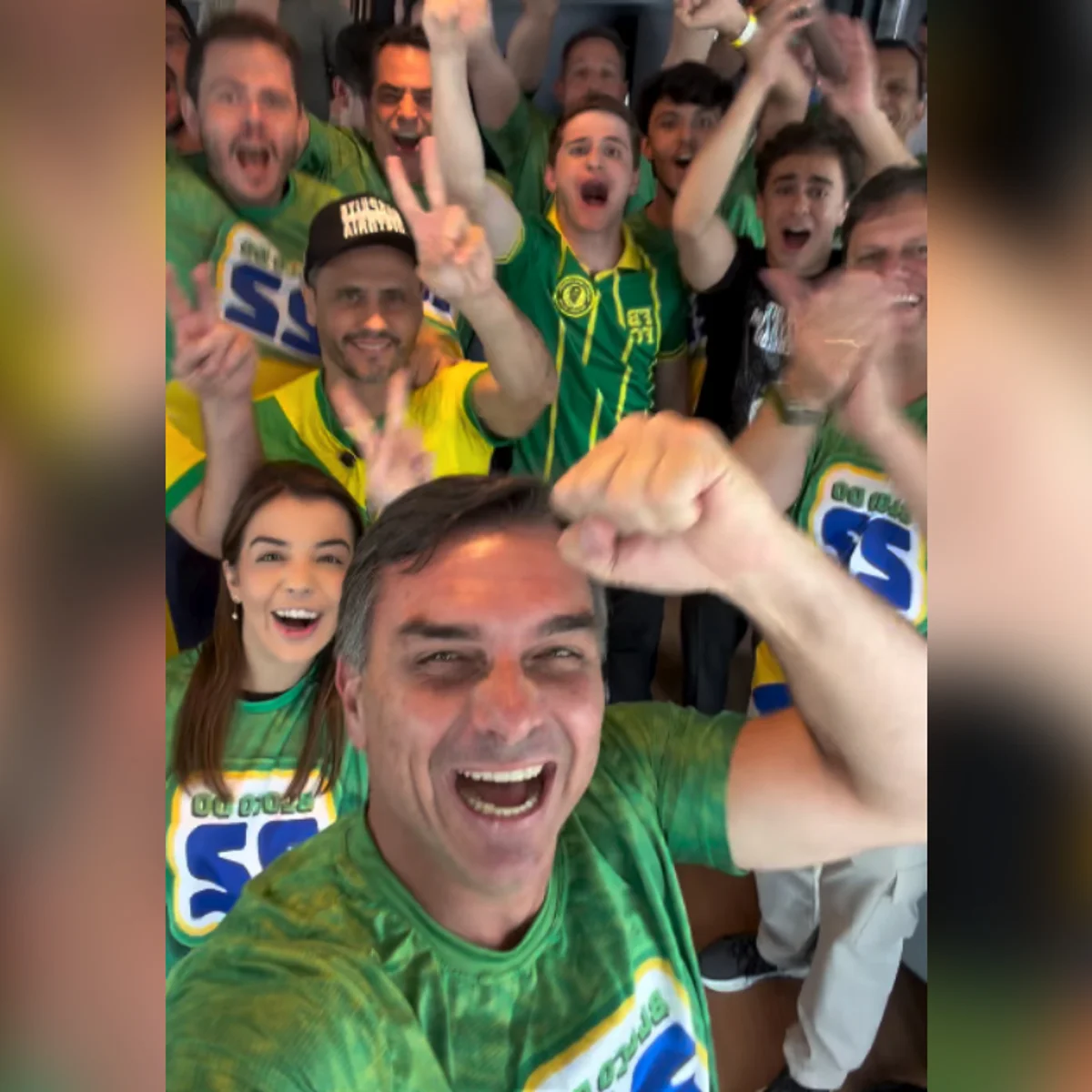 Com Cleitinho e Tarcísio em BH, Flávio diz que mineiros não serão ameaçados