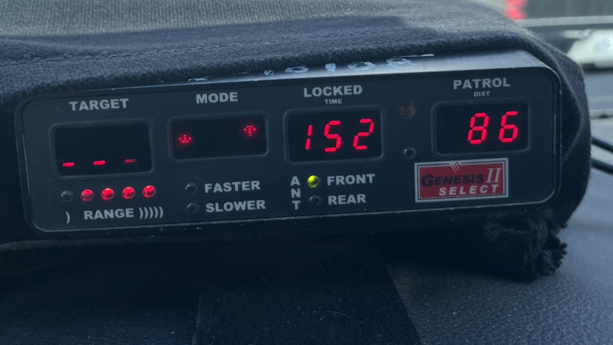 69-year-old driver in a hurry going 62 km/h over the speed limit on Hwy. 17