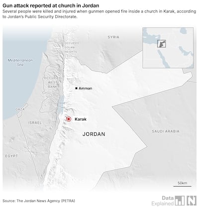 Abdullah II condena o 'ataque terrorista' na igreja da Jordânia que matou sete pessoas