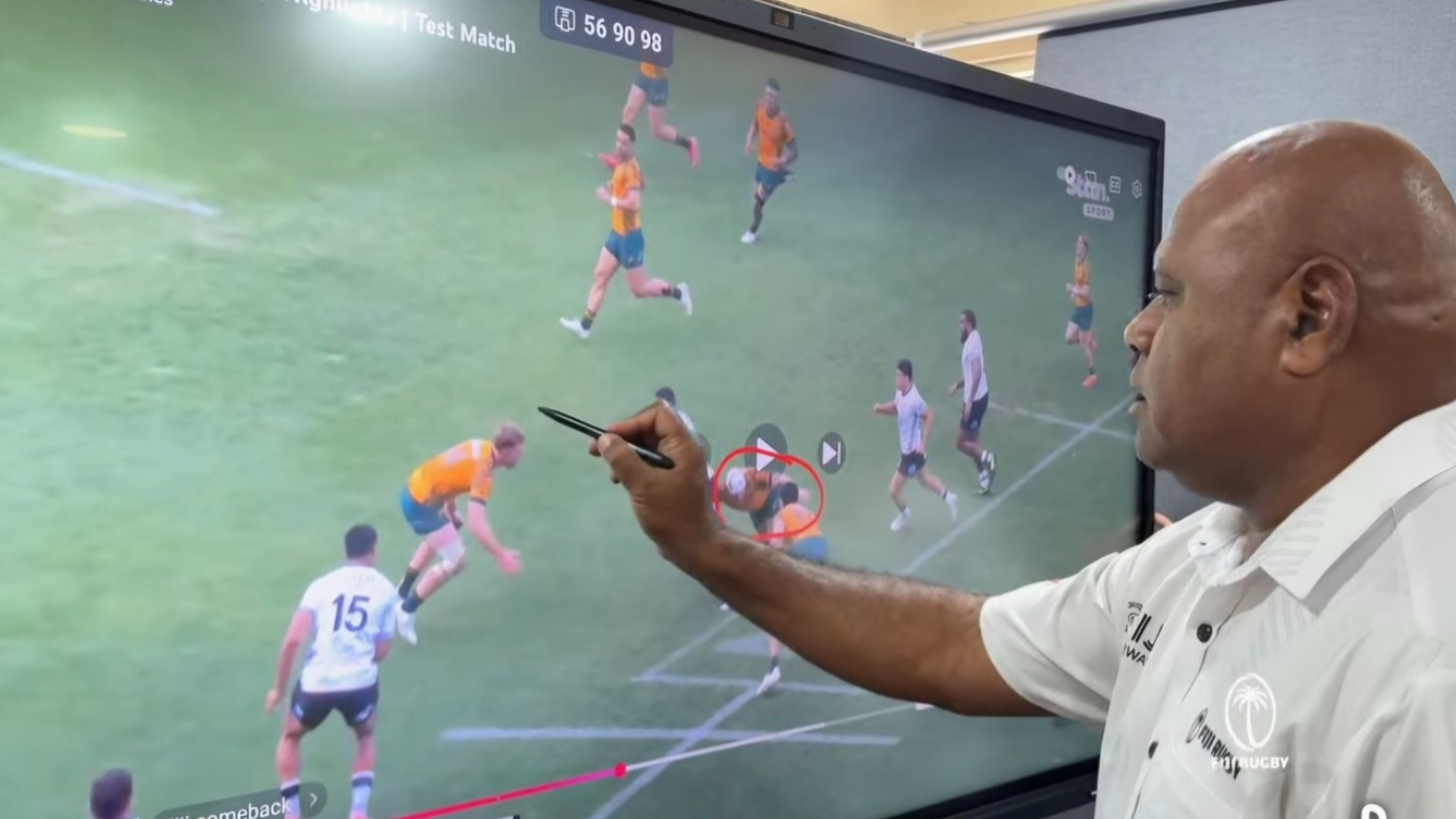New smart display to boost Fiji Rugby's match analysis and player development