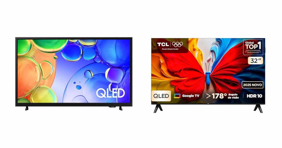Samsung, TCL e mais: selecionamos TVs QLED em promoção para você trocar de vez a tela da sala