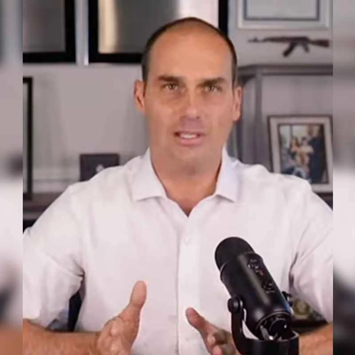 Eduardo ironiza suposta fuga de Flávio do Brasil: "Musk mandou foguete"