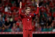 Cristiano Ronaldo em jogo de Portugal