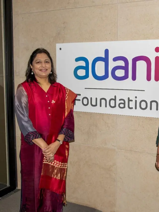 Priti Adani, istri dari milyarder India Gautam Adani sekaligus pemimpin Adani Foundation. (Twitter/@AdaniPriti)